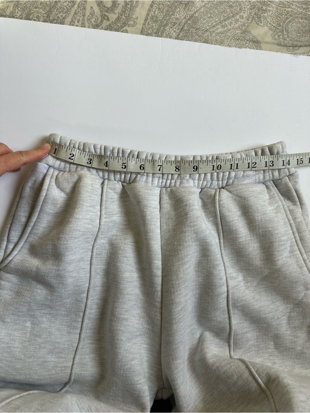 NO MAINTENANCE Men’s Heather Gray Straight Leg Raw Hem Sweatpants- Size 28 - Picture 6 of 11